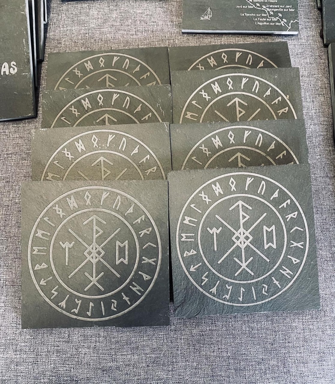 Sous-verres en ardoise