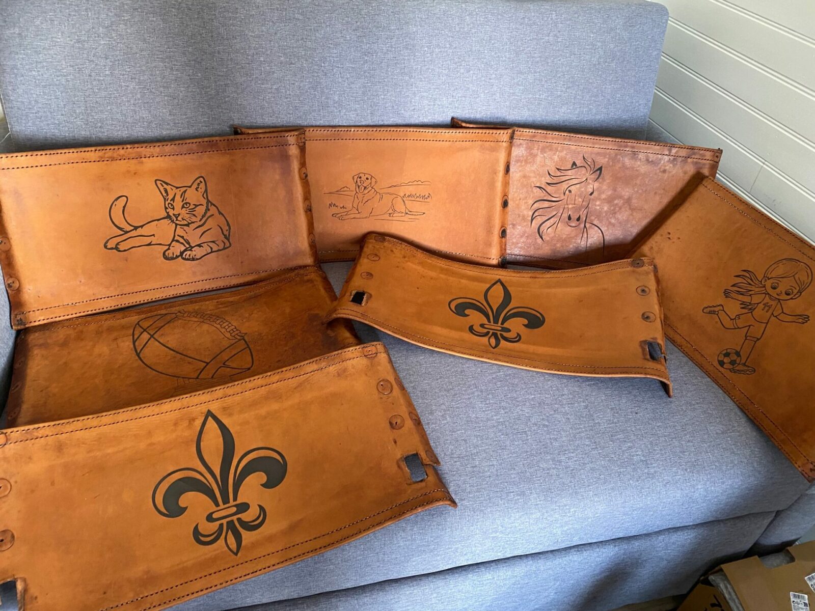 Artisanat en cuir personnalisé