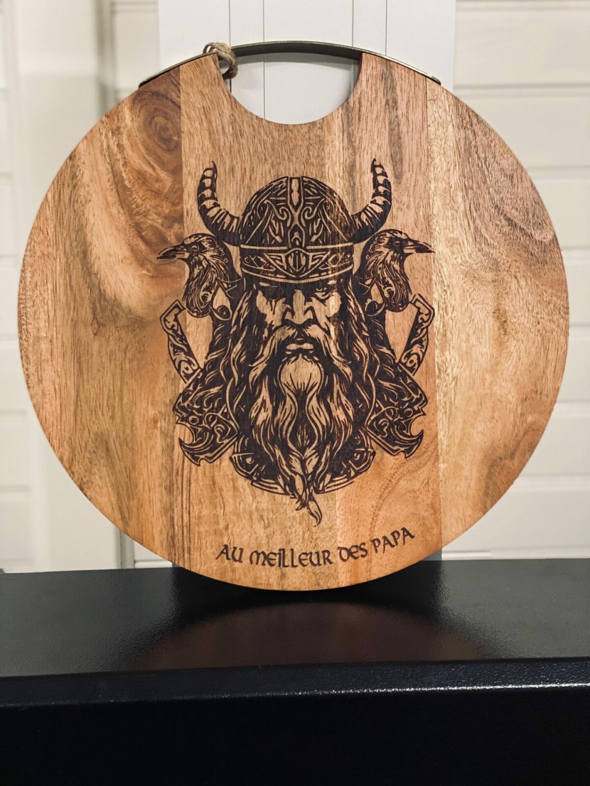 Hommage Viking en bois